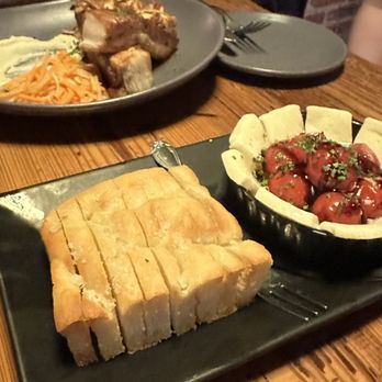 The Old Jailhouse - Deconstructed bruschetta, pork belly - New American Near Me - Sanford, Florida The Old Jailhouse - Deconstructed bruschetta, pork belly - New American Near Me - Sanford, Florida