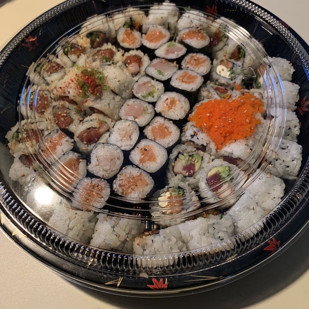 Sushi Cafe - a plate of sushi on a table - Sushi Bars Near Me - West Caldwell, New Jersey