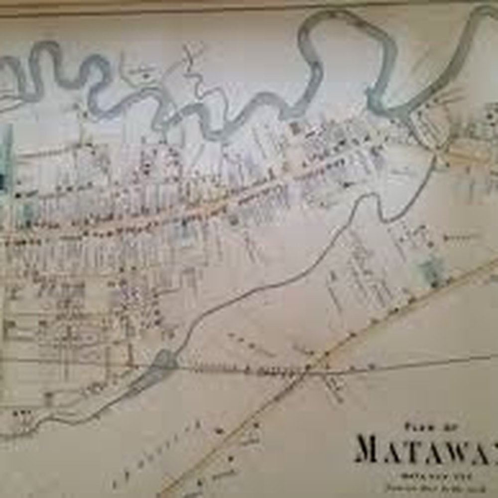 A Canoe To You - A map of Matawan, NJ showing the path of Matawan Creek. - Paddleboarding Near Me