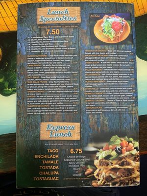 Menu photo 3 Dos Amigos Oregon, IL