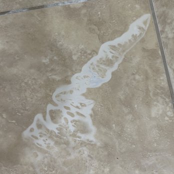 Integrity Floor Care - Before and after fixing damaged tile - Carpet Cleaning Near Me - Venice, Florida