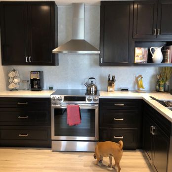 GC Cabinet and Stone Supply - Puppy enjoys the new kitchen - Cabinetry Near Me - Riviera Beach, Florida GC Cabinet and Stone Supply - Puppy enjoys the new kitchen - Cabinetry Near Me - Riviera Beach, Florida