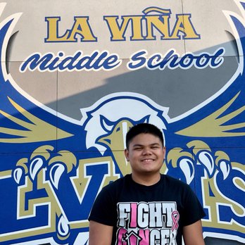 La Vina Middle School - My God son is a Big 8th Grader at La Vina Middle School. 7/30/2018 - Middle Schools & High Schools Near Me - Delano, California La Vina Middle School - My God son is a Big 8th Grader at La Vina Middle School. 7/30/2018 - Middle Schools & High Schools Near Me - Delano, California