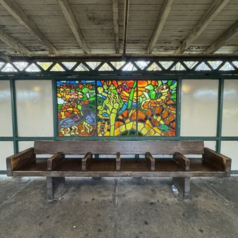 MTA - West Farms Square-E - West Farms Sq-E Tremont Ave Subway Station - Naomi Campbell "Animal Tracks" 2004, nature in the city - Metro Stations Near Me - The Bronx, New York MTA - West Farms Square-E - West Farms Sq-E Tremont Ave Subway Station - Naomi Campbell "Animal Tracks" 2004, nature in the city - Metro Stations Near Me - The Bronx, New York