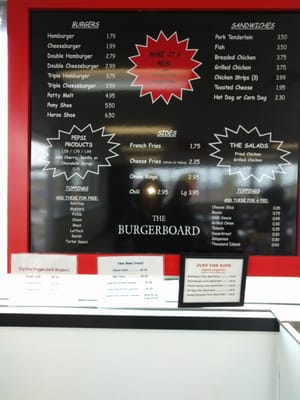 Menu photo 2 BurgerBoard Jacksonville, IL