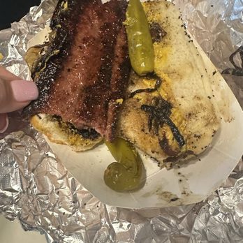 Mustard's Last Stand - Burnt polish - Hot Dogs Near Me - Melbourne, Florida Mustard's Last Stand - Burnt polish - Hot Dogs Near Me - Melbourne, Florida