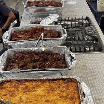 O'side BBQ Man - We set up buffet style barbecue, the best - Caterers Near Me