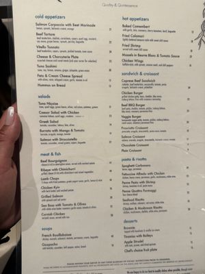 Menu photo 5 Q Terrace Laguna Beach, CA Menu photo 5 Q Terrace Laguna Beach, CA