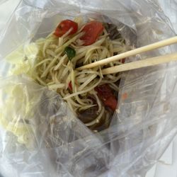 Sticky Rice on Wheels - Papaya salad with medium heat