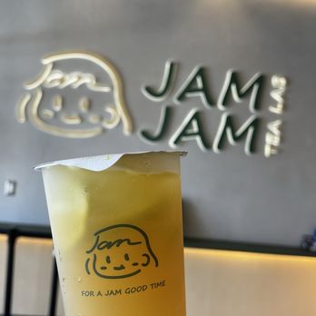 Jam Jam Tea Lab - Green grape smash - Bubble Tea Near Me - Irvine, California
