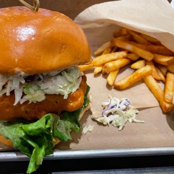 Tricky Fish - Abita Beer Battered Cod (Fish Sandwich) - Seafood Near Me - Frisco, Texas Tricky Fish - Abita Beer Battered Cod (Fish Sandwich) - Seafood Near Me - Frisco, Texas