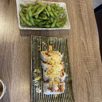 Bengee Sushi - A9. Shrimp Tempura (5Pc) plus adémame - Sushi Bars Near Me - Ontario, California