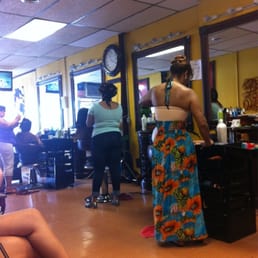 Stylists at work Stylists at work