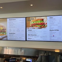 New menu boards New menu boards