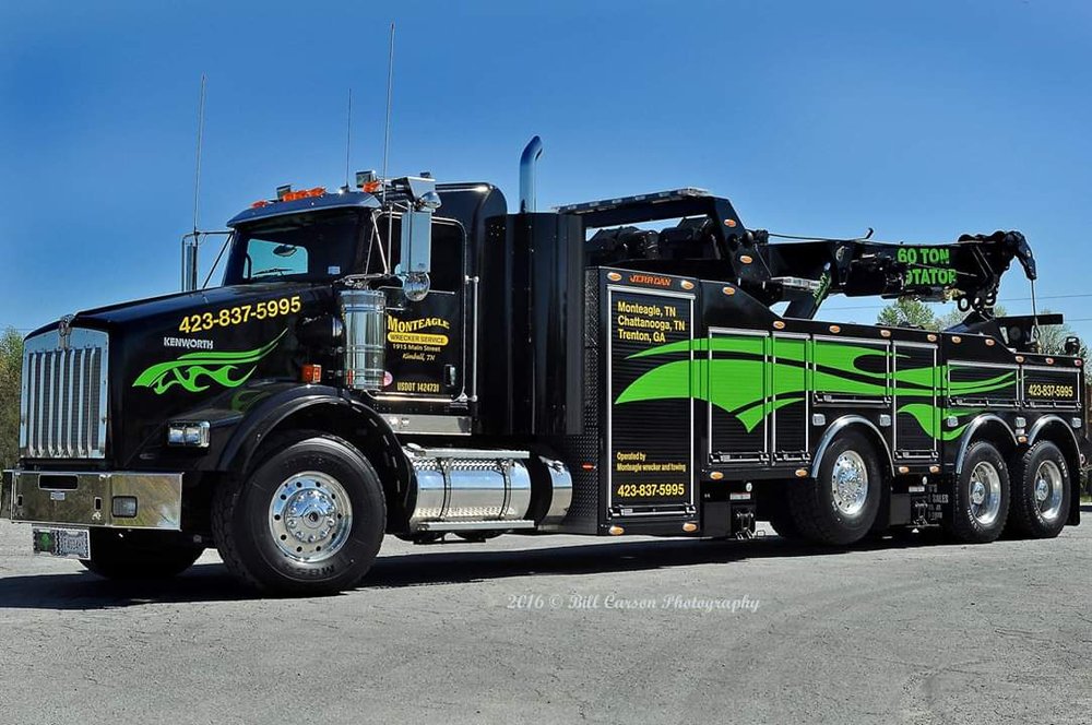 MONTEAGLE WRECKER SERVICE 1915 Main St, Kimball, Tennessee Towing