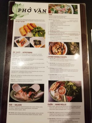 Menu photo 6 Pho Van Beaverton Beaverton, OR