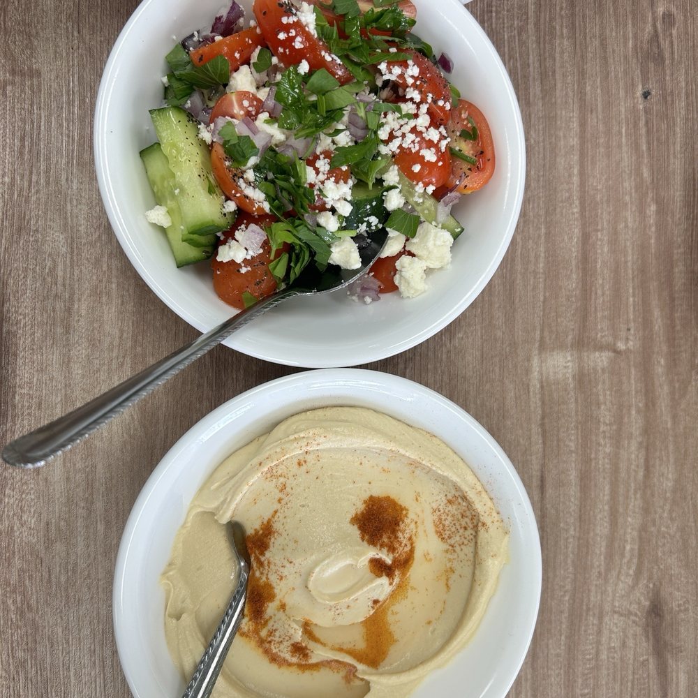 True Love Kitchen - Salad with hummus - Mediterranean Near Me - Rosemead, California True Love Kitchen - Salad with hummus - Mediterranean Near Me - Rosemead, California