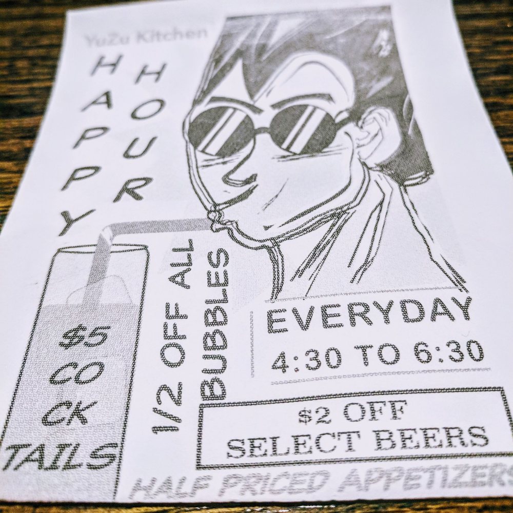 Yuzu Kitchen - Happy Hour - Ramen Near Me - Pittsburgh, Pennsylvania