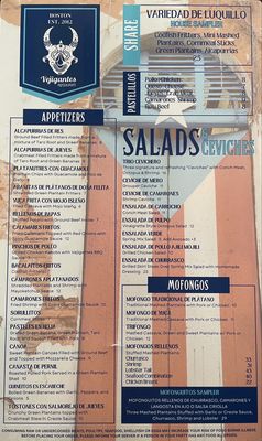 Menu photo 3 Vejigantes Boston, MA