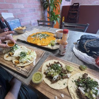 Tacos Madre - Pizza Birria pollo tacos and asada tacos. - Mexican Near Me - Costa Mesa, California