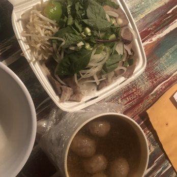 Bangkok Thai Restaurant - Beef & Meatballs extra noodle - Thai Near Me - Merced, California