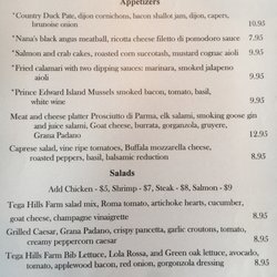 Lily's Bistro - Menu