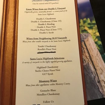 Taste Morgan - Morgan wine list - Wine Tasting Room Near Me - Carmel, California