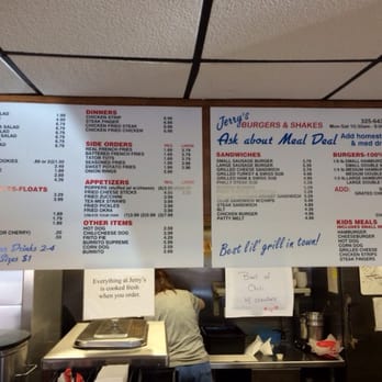 Jerry's Burgers & Shakes - Jerry's Burger Menu - Burgers Near Me - Early, Texas Jerry's Burgers & Shakes - Jerry's Burger Menu - Burgers Near Me - Early, Texas