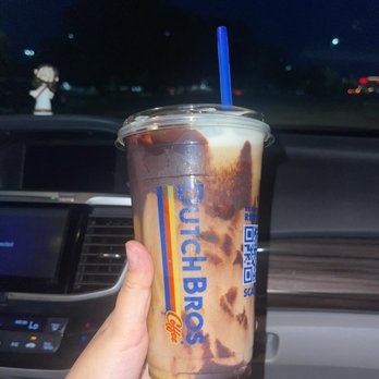 Dutch Bros Coffee - Caramel mocha freeze - Coffee & Tea Near Me - Kyle, Texas Dutch Bros Coffee - Caramel mocha freeze - Coffee & Tea Near Me - Kyle, Texas