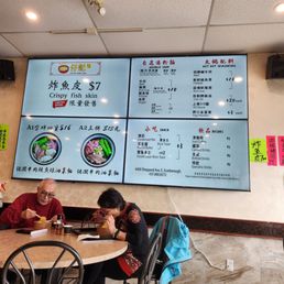 Wall menu Wall menu