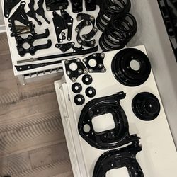 Baseline Coatings - Powder coated suspension/ engine accessory parts