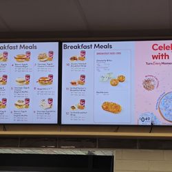 Tim Hortons - Menu