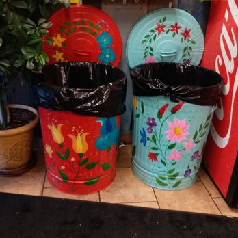 Cactus Cafe Tex-Mex - cute garbage cans - Tex-Mex Near Me - Medford, New York