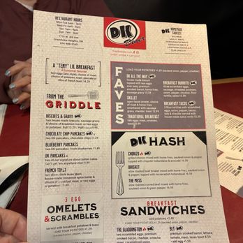 DK Diner - Additional menu items - Diners Near Me - Grandview Heights, Ohio