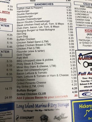 Menu photo 6 The Gold Mine Store and Grill Catawba, NC