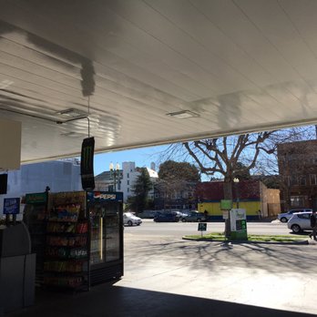 Chevron - a view of a gas station from the outside - Gas Stations Near Me - Oakland, California
