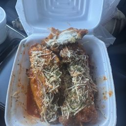 Hot Garlic Parm wings too good!!! Hot Garlic Parm wings too good!!!