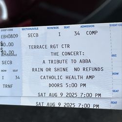 Hard ticket available at Venue upon request