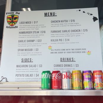 From Da Islandz - Menu - Food Trucks Near Me - Portland, Oregon