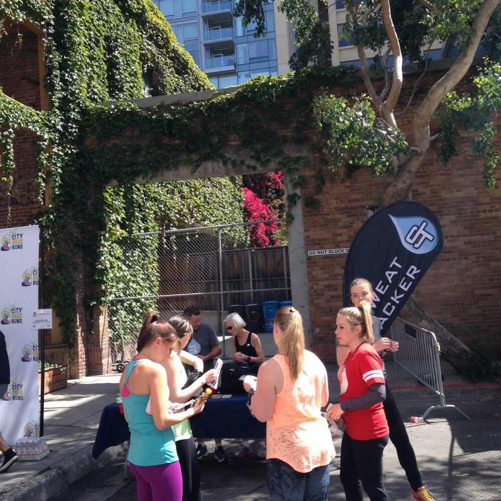City Beer Runs & Sweat Tracker's 20KChallenge At Thirsty Bear Logo