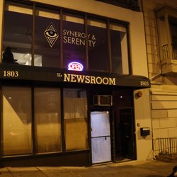 Synergy & Serenity - Store front (night)