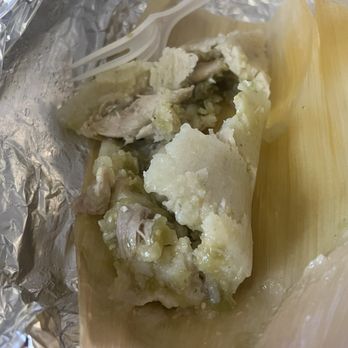 Factory Tamal - Salsa Verdes with Chicken Tamal - Mexican Near Me - New York, New York Factory Tamal - Salsa Verdes with Chicken Tamal - Mexican Near Me - New York, New York