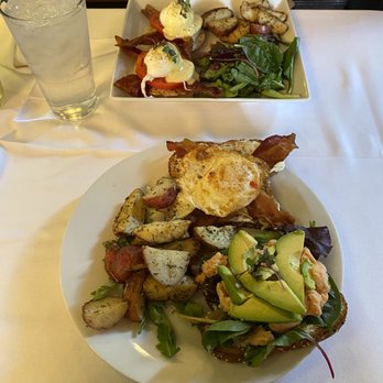Gryphon Tea Room - Poached eggs and smoked salmon - Tea Rooms Near Me - Savannah, Georgia