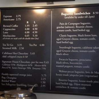Manuel Latruwe - Menu (July 2017) - Bakeries Near Me - Calgary, Alberta