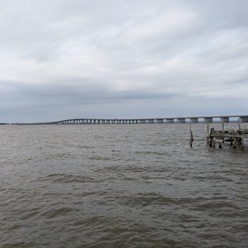 Bay Bridge - Looking at the St. Louis Bay Bridge from the eastern shore - Landmarks & Historical Buildings Near Me - Bay Saint Louis, Mississippi