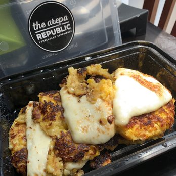 The Arepa Republic - Cachapas!! --My fave. Sweet corn w/ cheese. It's so good!! & a big portion so it's shareable. - Venezuelan Near Me - Toronto, Ontario