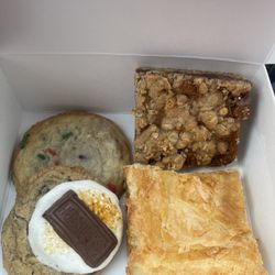 Sugar Daze Dessert Shop - Funfetti Cookie, Caramelita Square, S'mores Cookie, and Chess Square