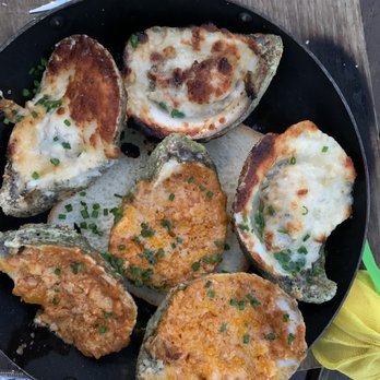 La Lucha - Wood fire grilled oyster smoked jalapeƱo and Parmesan garlic - Seafood Near Me - Houston, Texas La Lucha - Wood fire grilled oyster smoked jalapeƱo and Parmesan garlic - Seafood Near Me - Houston, Texas