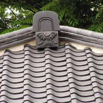 Denver Botanic Gardens - roof of the Japanese Tea House, I think - Botanical Gardens Near Me - Denver, Colorado