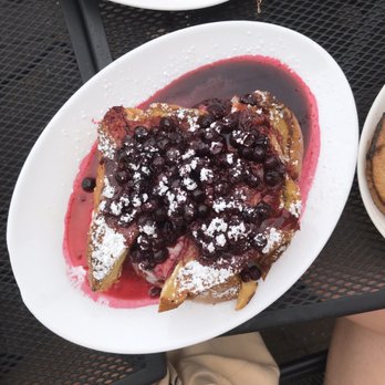 The Buttered Biscuit - Lemon Zest Marscapone French Toast with Blueberry Compote. - New American Near Me - Bradley Beach, New Jersey The Buttered Biscuit - Lemon Zest Marscapone French Toast with Blueberry Compote. - New American Near Me - Bradley Beach, New Jersey